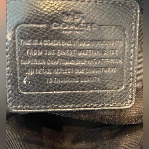 Vintage Coach Black Leather Handbag - Picture 5 of 10